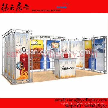 estande modular 3x6 da exibição da cabine da feira profissional, sistema do treliça da exposição do projeto
